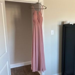 Dusty rose bridesmaid dress